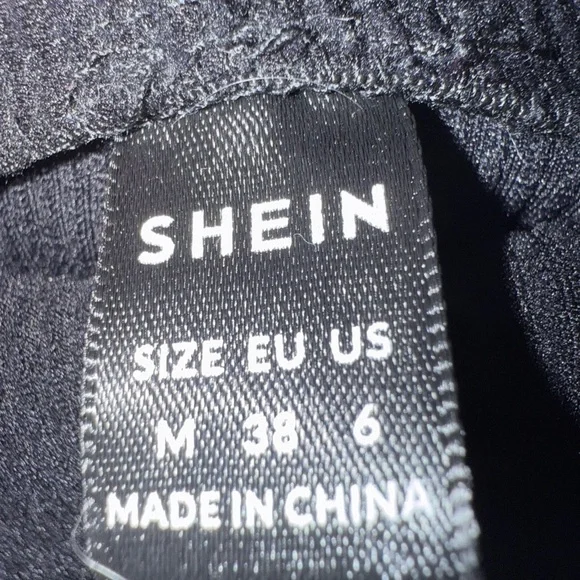 2/$15 SHEIN Classic Black Midi Skirt with Slit - Picture 6 of 6